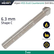 Alpen Hss-Eco5 Countersink 90 6.3 Din 335 Shape C