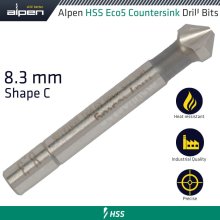 Alpen Hss-Eco5 Countersink 90 8.3 Din 335 Shape C