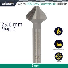 Alpen Hss-Eco5 Countersink 90 25.0 Din 335 Shape C