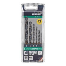 Alpen Sprint Master Tm6 6-Pcs 2 - 3 - 4 - 5 - 6 - 8mm HSS Set