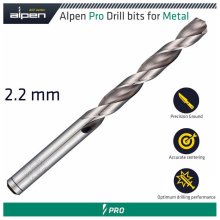 Alpen Pro 2.2mm HSS Drill Din 338 Rn 135