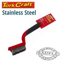 Tork Craft Soft Grip Wide Stainless Steel Stripper Brush Tcw