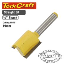 Tork Craft Router Bit Straight 19mm