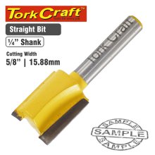 Tork Craft Router Bit Straight 5/8" (15.88mm)