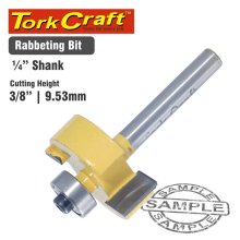 Tork Craft Router Bit Rabbeting 3/8"