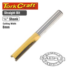 Tork Craft Router Bit Straight 8mm