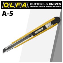 Olfa One Way Lock Cutter With Black Blade Snap Off Knife
