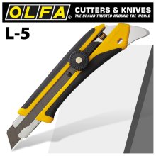 Olfa Cutter Heavy Duty With Rear Pick & Comfort Handle Snap Off Knife