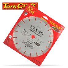 Tork Craft Diamond Blade Segmented 230mm For Granite 12mm Deep Segments