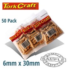 Tork Craft Dowels 6 X 30mm 50 Per Bag