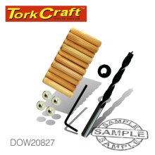 Tork Craft Dowel Kit 8mm - 27 Piece