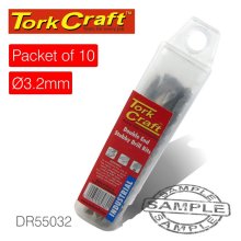 Tork Craft Double End Stubby HSS 3.2mm Packet Of 10
