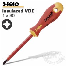 Felo Screwdriver Ergonic Insulated Vde 414 Ph1x80