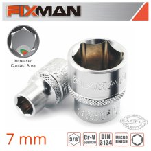 FIXMAN 3/8" DRIVE HEX SOCKET 7MM