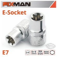 FIXMAN 3/8" DRIVE E-SOCKET 6 POINT E7