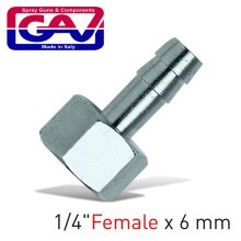 Gav Hose Adaptor 1/4f X 6mm