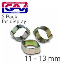 Gav Hose Clamp Crimp Type 11-13mm 2pack