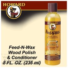 Howard Feed-N-Wax Wood Polish & Conditioner 8 Fl.Oz