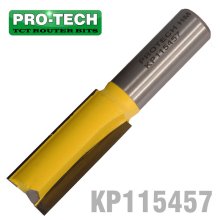 Pro-Tech Straight Bit 5/8"(15.9mm) X 1 1/2"(38.1mm) Cut 2 Flute With Bottom Cut