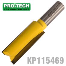 Pro-Tech Straight Bit 3/4"(19mm) X 2"(50.8mm) Cut 2 Flute With Bottom Cut 1/2"