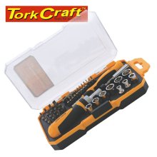 Tork Craft Screwdriver Ratchet Set 41pc