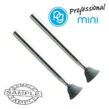 PG Mini Silicon Carbide Stones 8x6mm.Reverse Taper.Sh3mm.2pcs