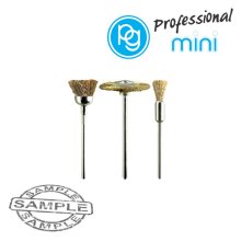 PG Mini Assorted Brass Brushes. 3pcs
