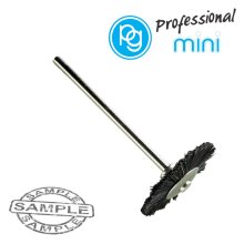 PG Mini Black Bristle Wheel Brush 21mm. Sh.2.35mm