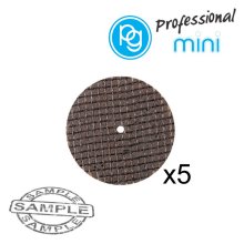 PG Mini Reinforced Cut Off Discs 40x1mm.5pcs