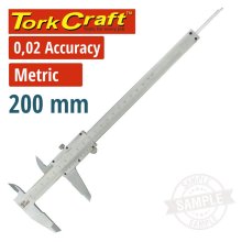 Tork Craft Vernier 200mm Carbon Steel