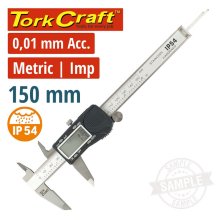 Tork Craft Vernier Digital Fractional 150mm Stainless Steel