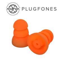 Plugfones Replacement Silicone Ear Bud Contractor Orange