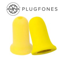 PlugFones Replacement Foam Ear Bud Contractor Yellow