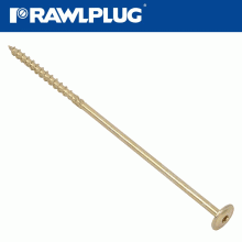 RAWLPLUG Torx T40 Timber Construction Screw 8.0X240Mm X50-Box