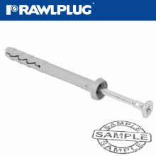 RAWLPLUG Nyl Hammer-In Fixing 6X60Mm+ Cyl Head X3000 Per Box