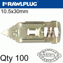 RAWLPLUG Hammer In Fixing Plasterboard 10.5X30Mm X100-Box