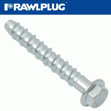 RAWLPLUG Concrete Screwbolt M10 12.5X85Mm Hex Flange Zinc Pl X50-Box