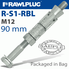 RAWLPLUG Rawlbolt Shield Anchor M12X75Mm 2 Per Bag