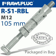 RAWLPLUG Rawlbolt Shield Anchor M12X105Mm 2 Per Bag