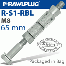 RAWLPLUG Rawlbolt Shield Anchor M8X50Mm 4 Per Bag