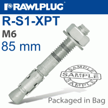 RAWLPLUG Throughbolt M6X85X25Mm 4 -Bag
