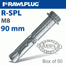 RAWLPLUG R-Spl Safety Plus - Loose Bolt 8.0X90Mm X50 Per Box