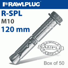 RAWLPLUG R-Spl Safety Plus - Loose Bolt 10X120Mm X50 Per Box