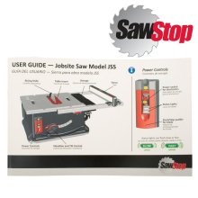 SawStop User Guide / Catalogue For Jss