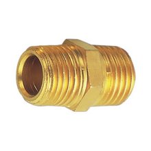 Air Craft Nipple Brass 1/4x3/8 M/M