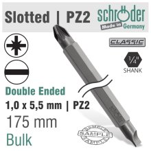 Schroder D/E 1.2x6.5sl X Pz2 175mm Bit