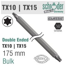 Schroder D/E Tx10 X Tx15 175mm Bit