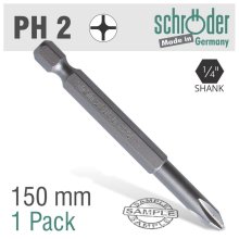 Schroder Phil.No.2 Pwr.Bit 150mm 1 Pack