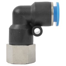 Air Craft Pu Hose Fitting Elbow 10mm-3/8 F