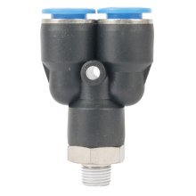 Pu Hose Fitting Y Joint 10mm-1/8 M